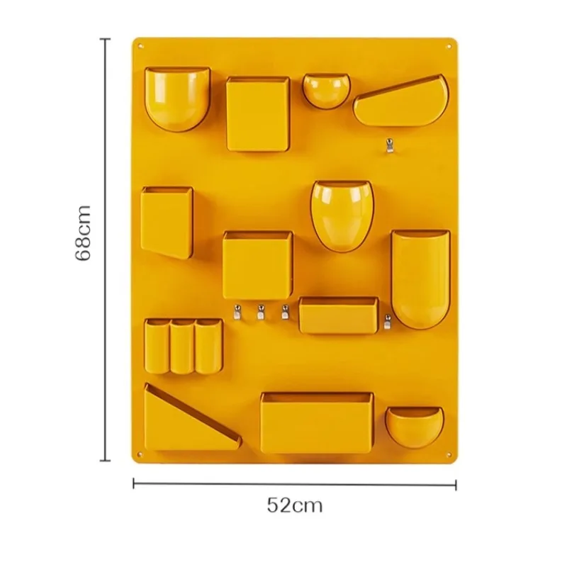 منظم جدار بيجبورد من الشمال، تخزين متعدد المساحات من المدخل إلى سطح المكتب على الطراز الاسكندنافي، ديكور فني جداري مع حامل أقلام #5