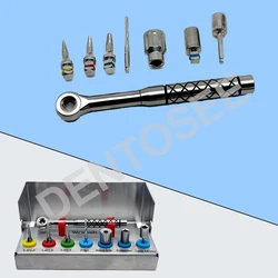 Dental Implant Removal Kit Screw Driver Torque Wrench Ratchet Bone Expander Sos Set Remove Broken Fixture Repair Tools Kit