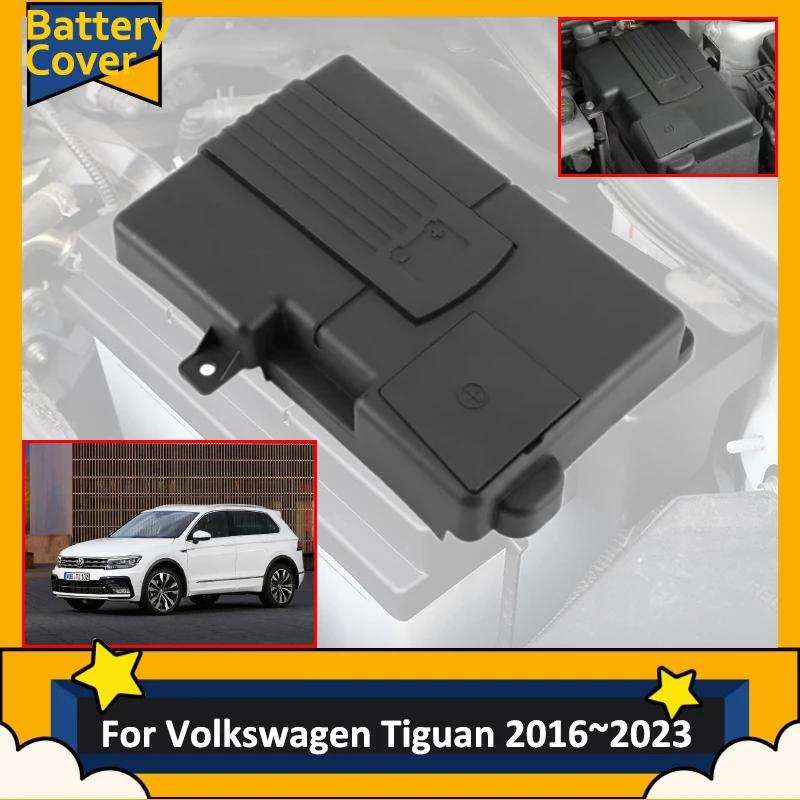 

Battery Covers For Volkswagen Tiguan MK2 AD BW 1.4T 1.8T 2.0T 2016~2023 2016 2017 2018 2020 2023 Flame Retardant Engine Mats