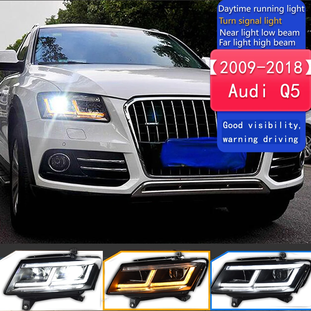 

Car Styling Headlights for Q5 Headlights 2009-2018 LED Headlight DRL Head Lamp Led Projector Automotive Accessories