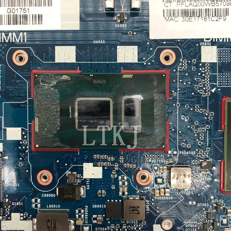 918320 -601 918320 -501 918320 -001 para la placa base del ordenador portátil HP 850 G3 840 G3 con CPU SR2F1 I7-6600U 6050A 2892401 -MB-A01 100% probado OK