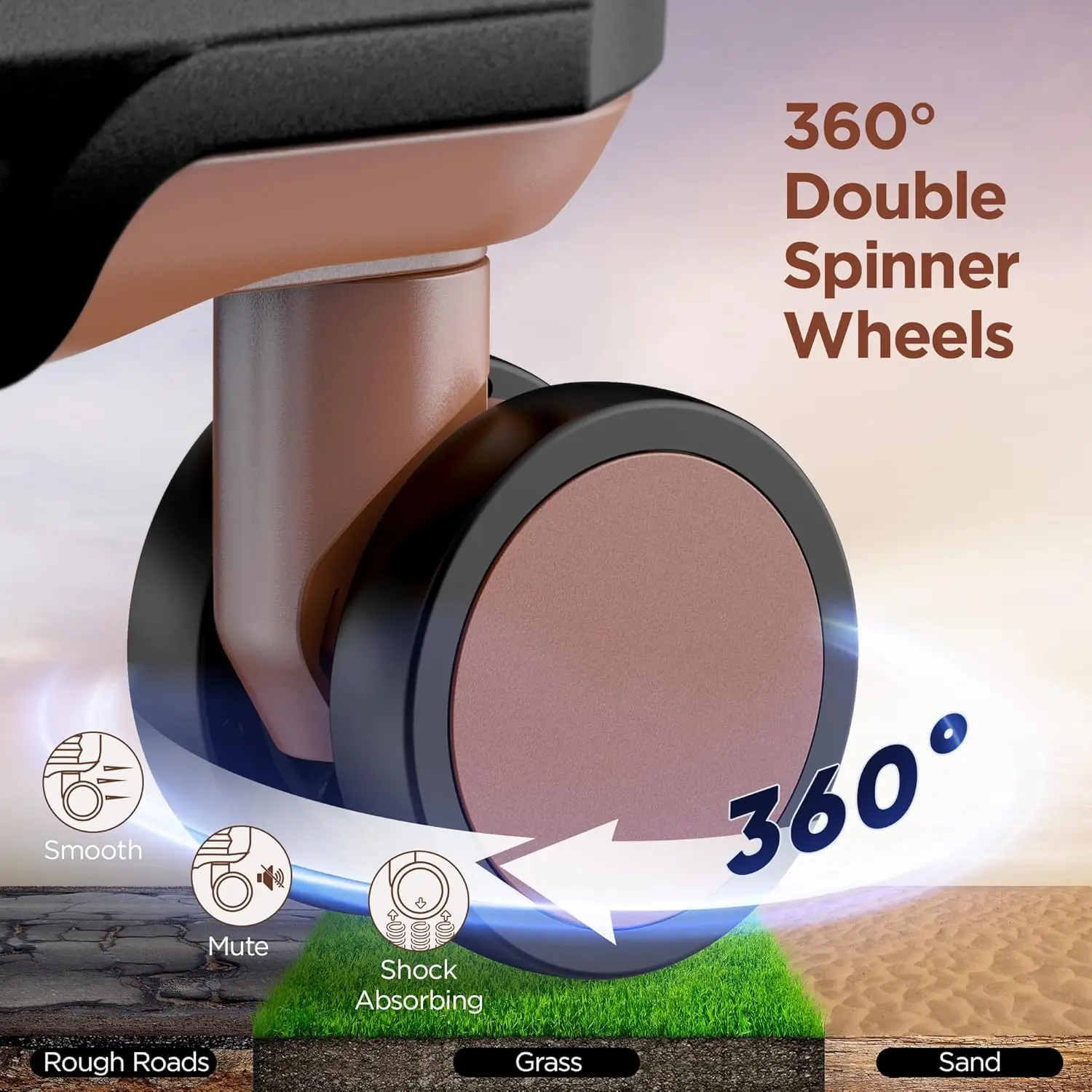 ZZH 수하물 세트 3피스 하드사이드 확장형 여행가방 더블 스피너 휠 TSA 잠금장치 블랙 (20인치/24인치/28인치)