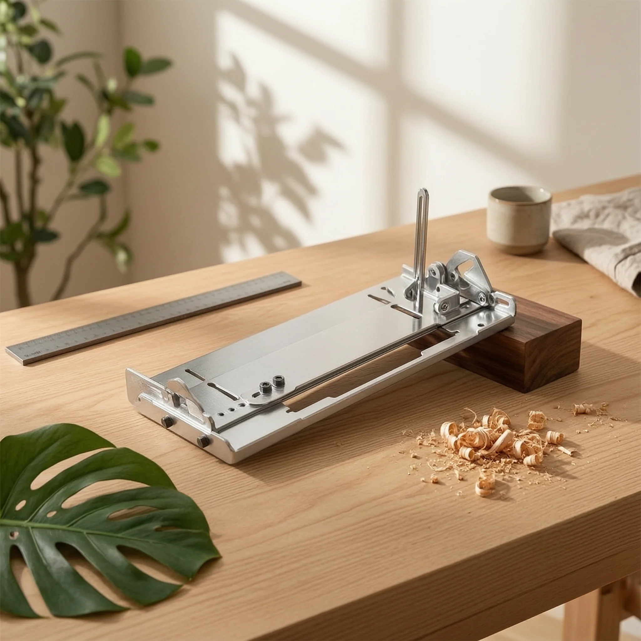 

Stainless Steel Saw Base Plate Thickened 110 Saw Base Plate Power Tool Accessory Opposite Mount Holes Easy Installation