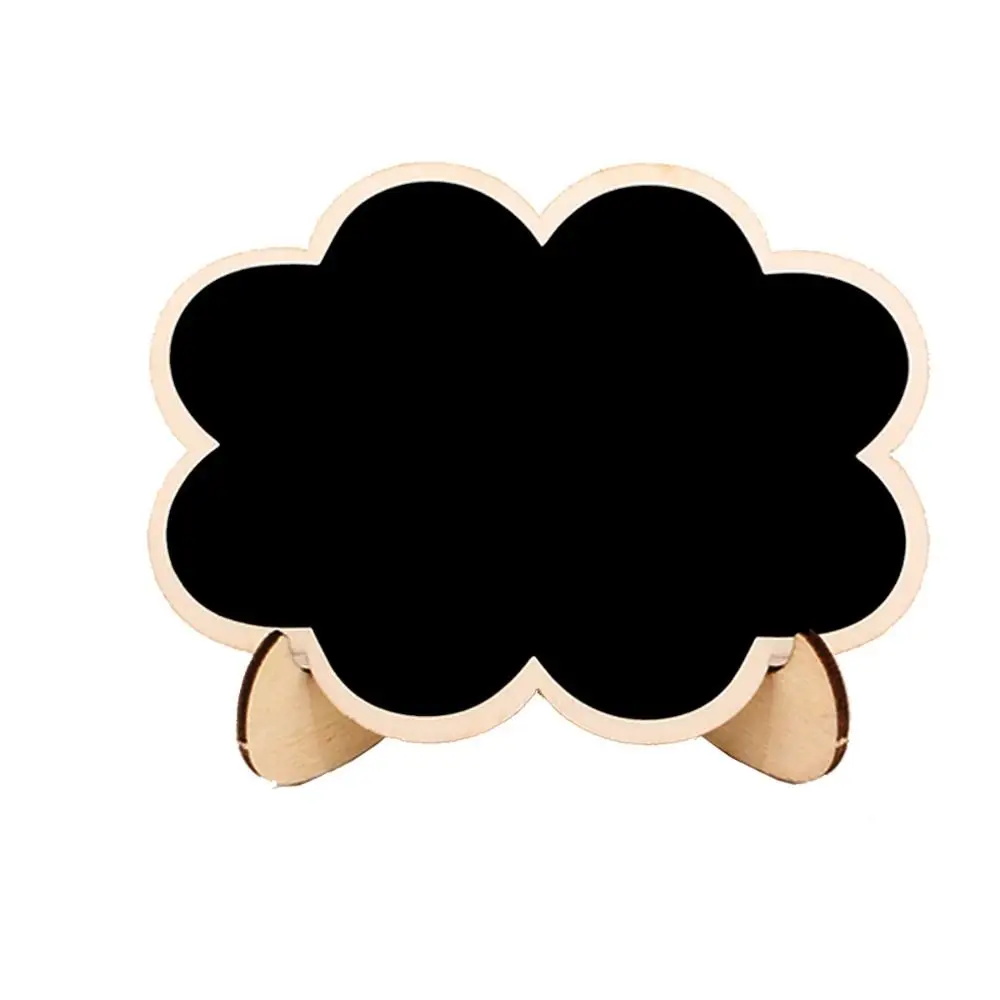 

10 шт., мини-кружевная доска для сообщений, реквизит для заметок, мольберт, подставка, карточка, черная деревянная доска, знаки для дома