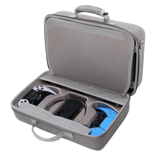 Imagen 2 del producto Estuche protector de transporte, bolsa de almacenamiento para mandos de consola PS5 Slim y otros para Playstation 5 Slim