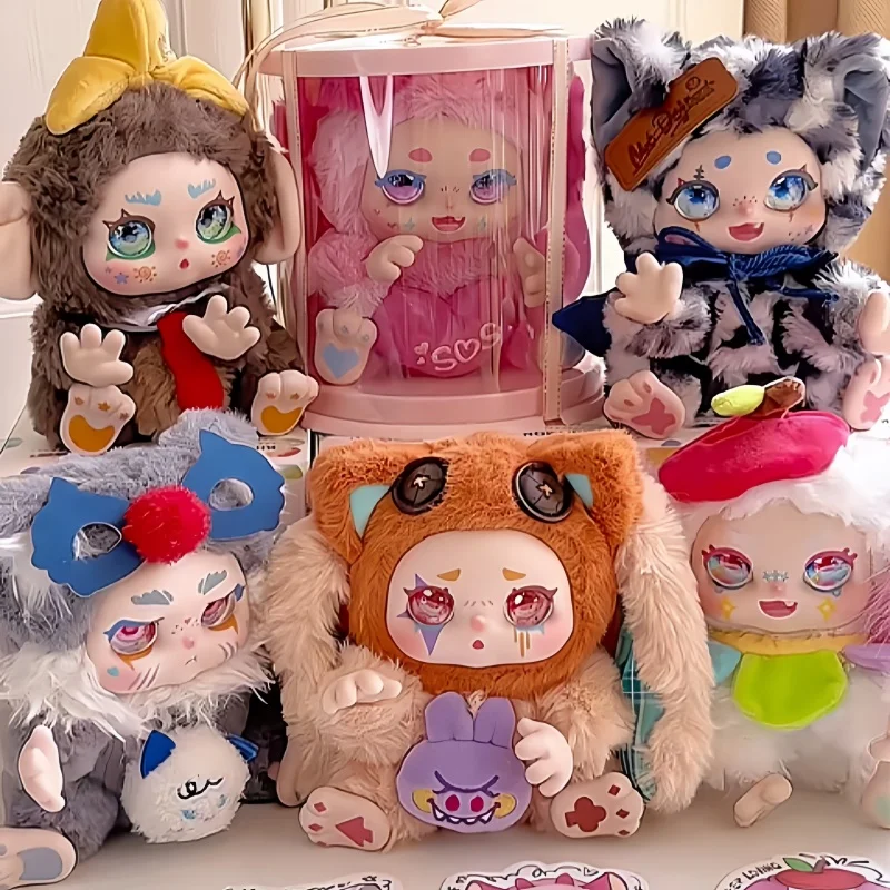 

Подлинная глухая коробка серии Kimmom Regain Myself, кавайная фигурка, 16 см, виниловое лицо, плюшевая кукла, украшение для рабочего стола, модные игрушки, подарок для девочек