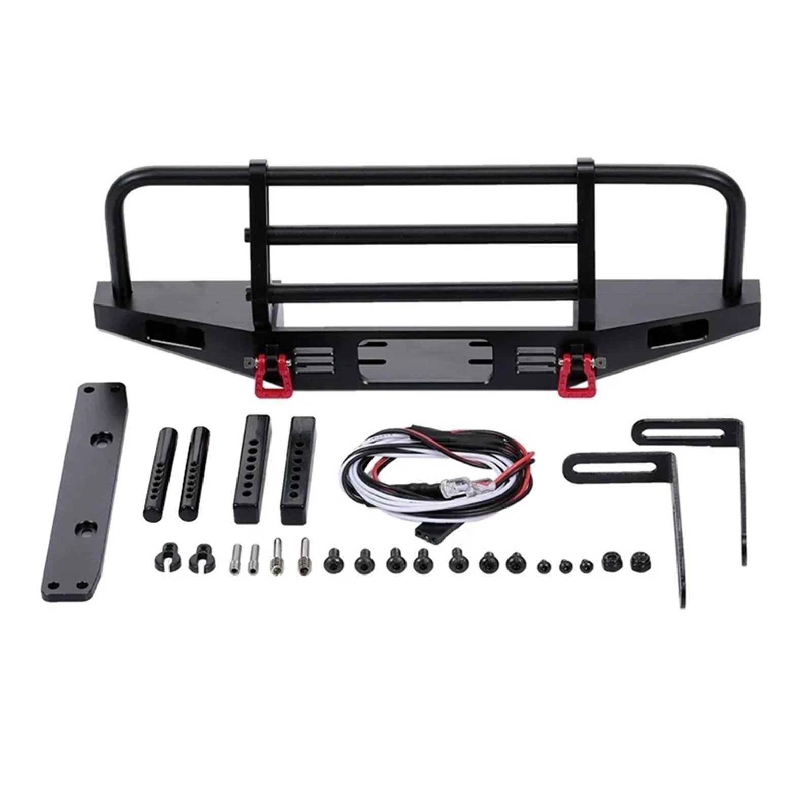 Metal 1/10 Front Bumper RC Upgrade Part Durable Rc Front Bumper For Axial TRX4 SCX10 RC Car Part RC Car Accessories