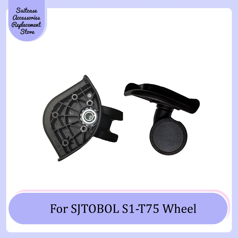 

For SJTOBOL S1-T75 Universal Wheel Replacement Suitcase Smooth Silent Shock Absorbing Durable Wheel Accessories Caster Wheels