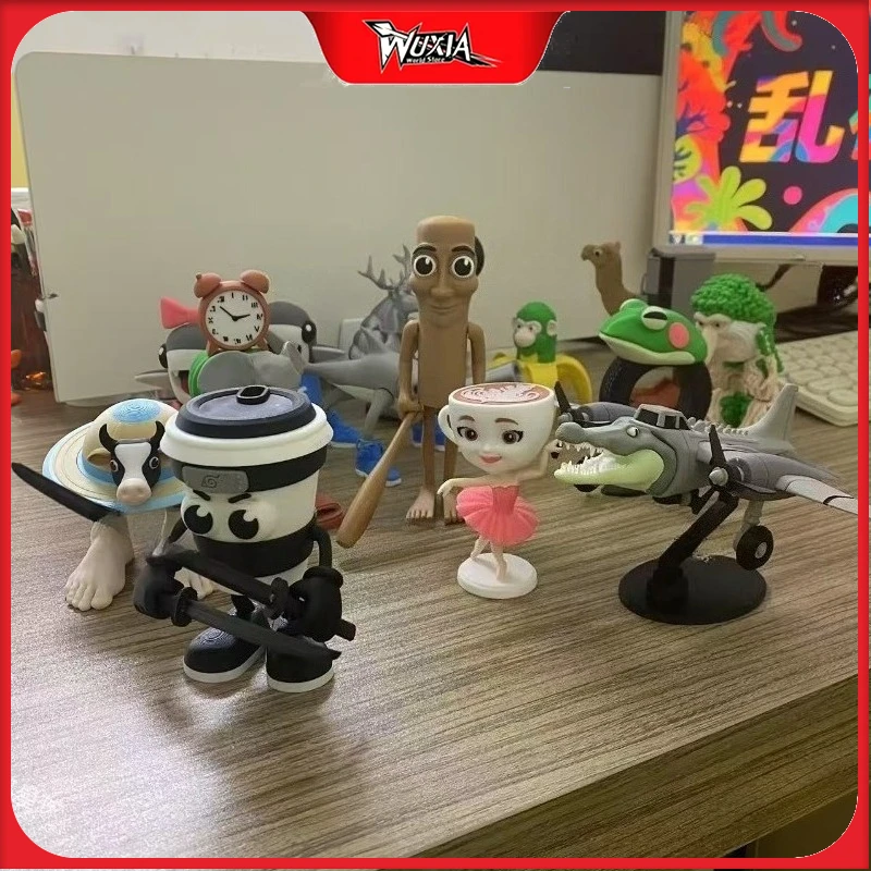 Figura caliente Tung Tung Sahur bailarina capuchino Brr Brr Patapim La Vacca Saturnosaturnita Frigo Camelo figuras para juguete de regalo