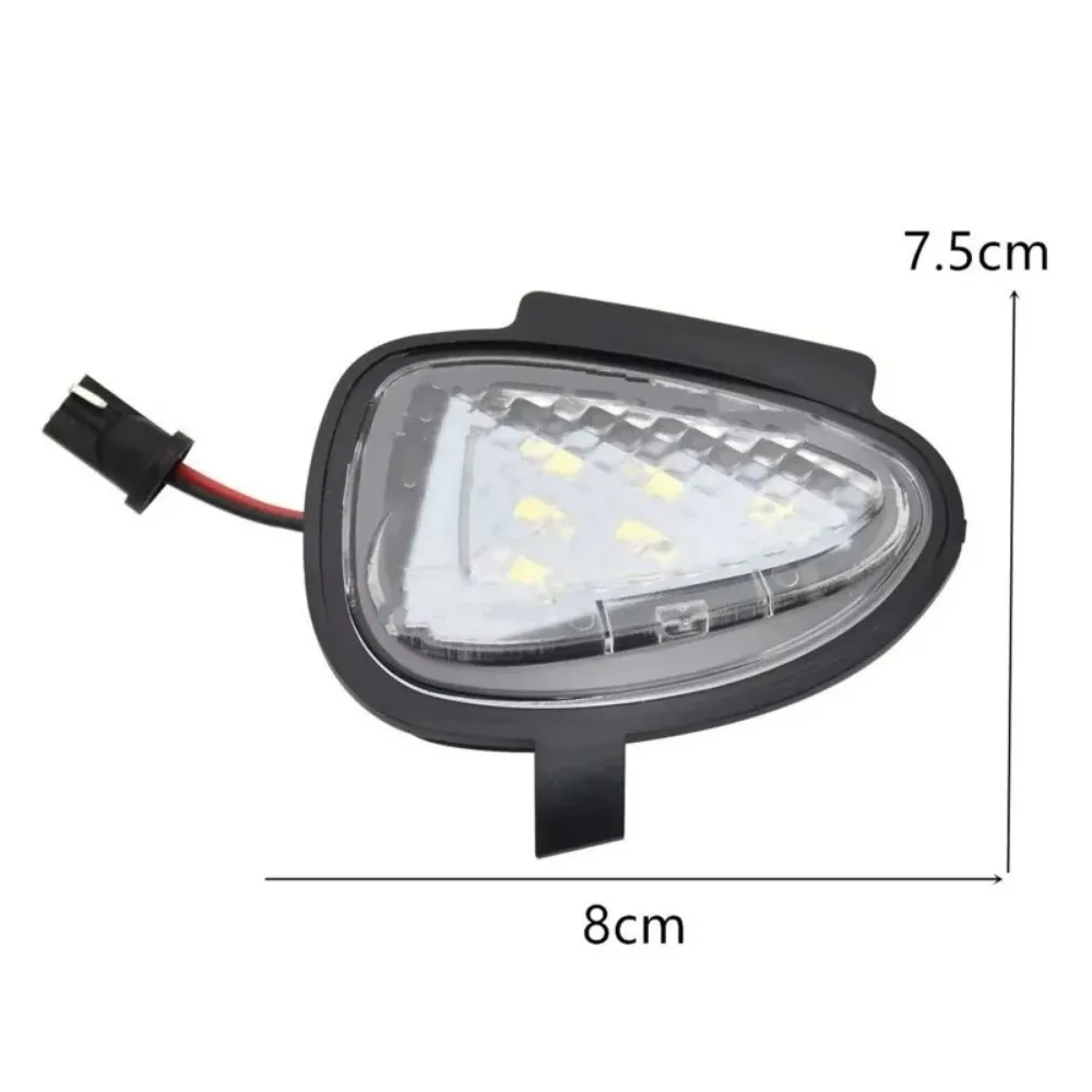 Car Error Free LED Side Mirror Puddle Signal Light for VW GolfPassat MK6 GTI R 2008-2014 Cabriolet White Led Lamp 2 Pieces