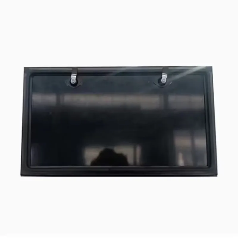 Aluminum Alloy RV Right Angle Luggage Door and Hinged Motorhome Hatch Door Panel New 1400x600mm view 5