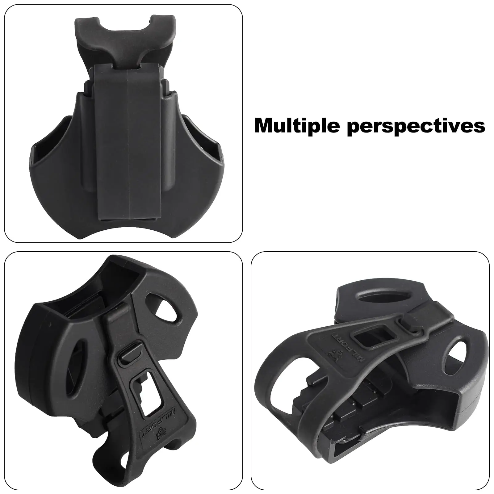 Custodia tattica universale per manette Fondina Airsoft Molle Marsupio per cintura Porta manette Custodia per cintura esterna Accessori per la caccia