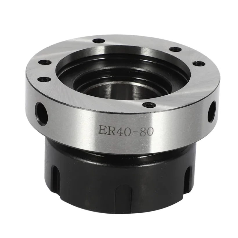 

80mm/100mm Diameter ER40 Collet Chuck Accuracy Steel Fixing Chuck Holder for CNC Milling Table Machine Lathe Tool Holder 1pc