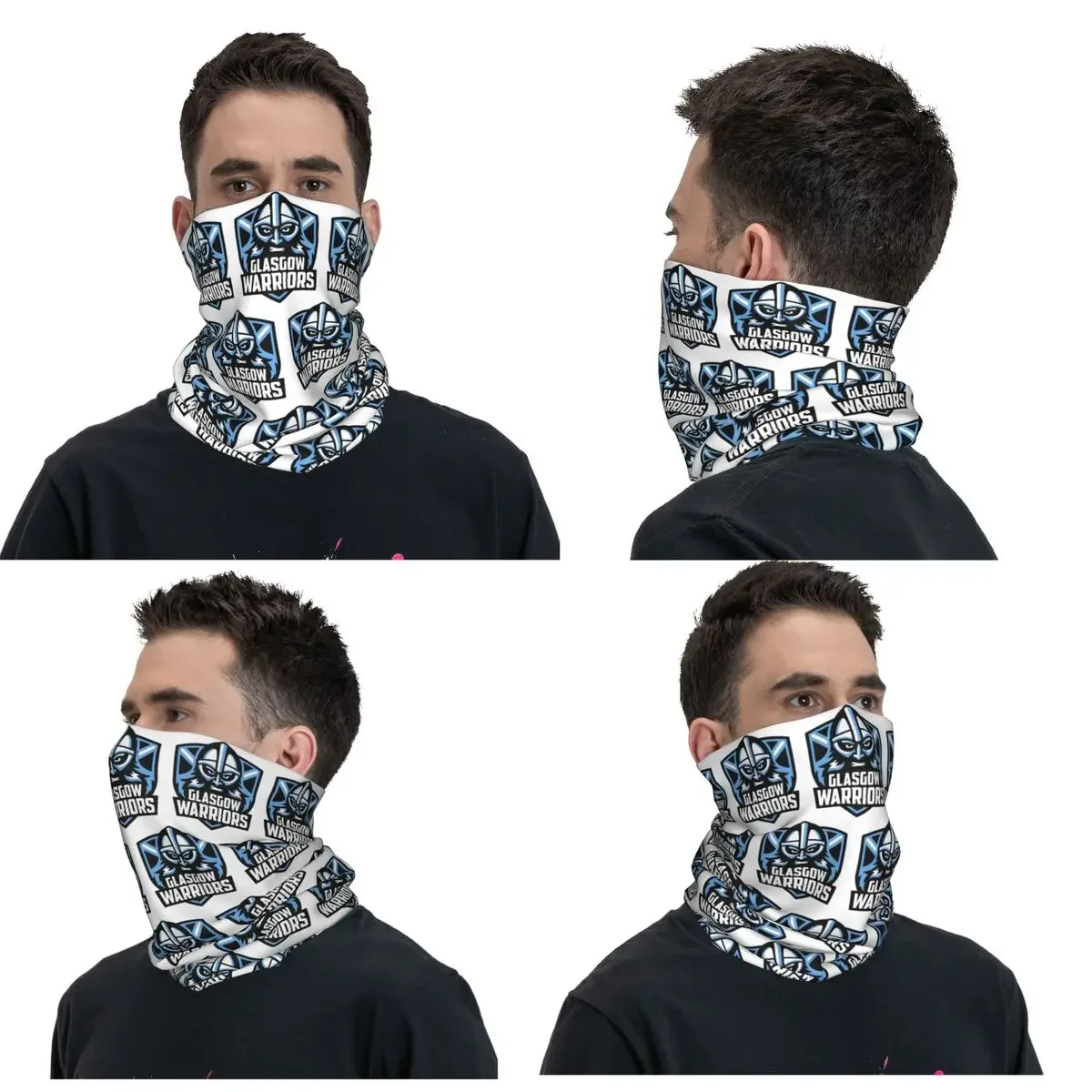 Glasgow Warriors Icon Bandana Neck Gaiter Printed Face Scarf Warm Cycling Scarf Cycling For Men Women Adult Breathable