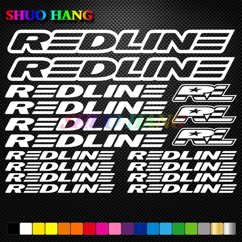

Подходит для Redline, виниловая наклейка, рама велосипеда, велосипед, Mtb, дорожные автомобильные аксессуары, украшение, передняя вилка, спортивная наклейка