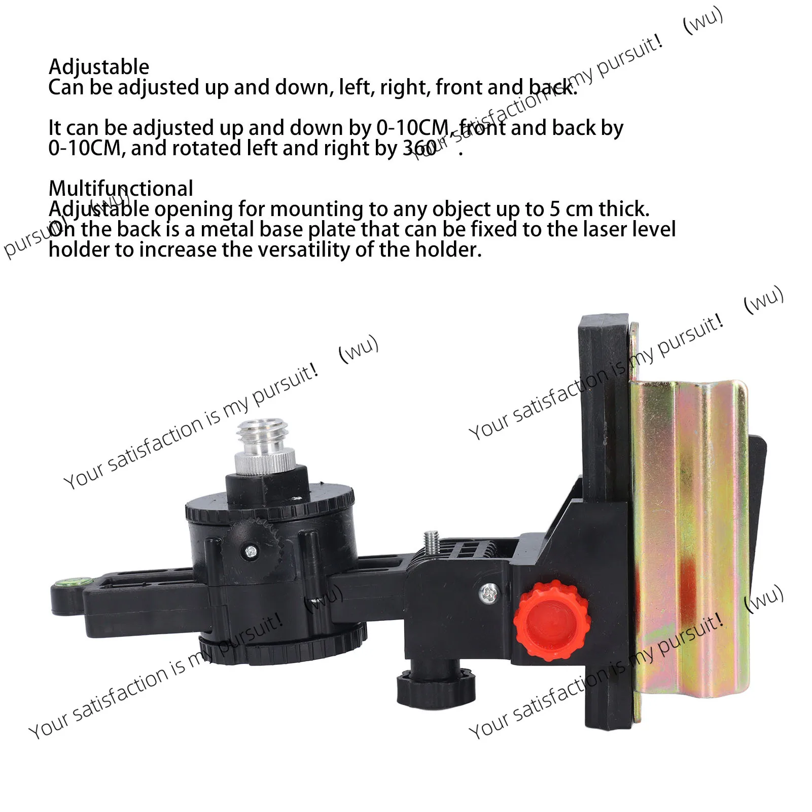 Leveling frame extension head multifunctional telescopic rod leveling base adjustable 360 degree rotation for tunnels