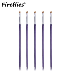 2/5/10PCS Upgrade Blade Eyeliner Brush Ultra Thin Flat Fine Eye Liner Makeup Brushes Flat Eyeliner Brush Eyebrow Make Up Tool