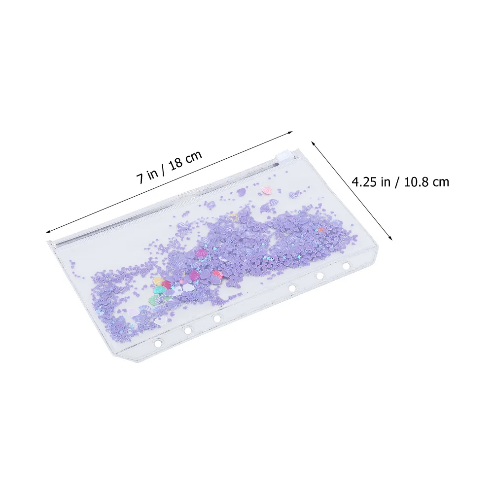 3 sacchetti con cerniera extra spessi, trasparenti, frontali in PVC, facili da trasportare, per biglietti da visita, ricevute, marcatori, cavi