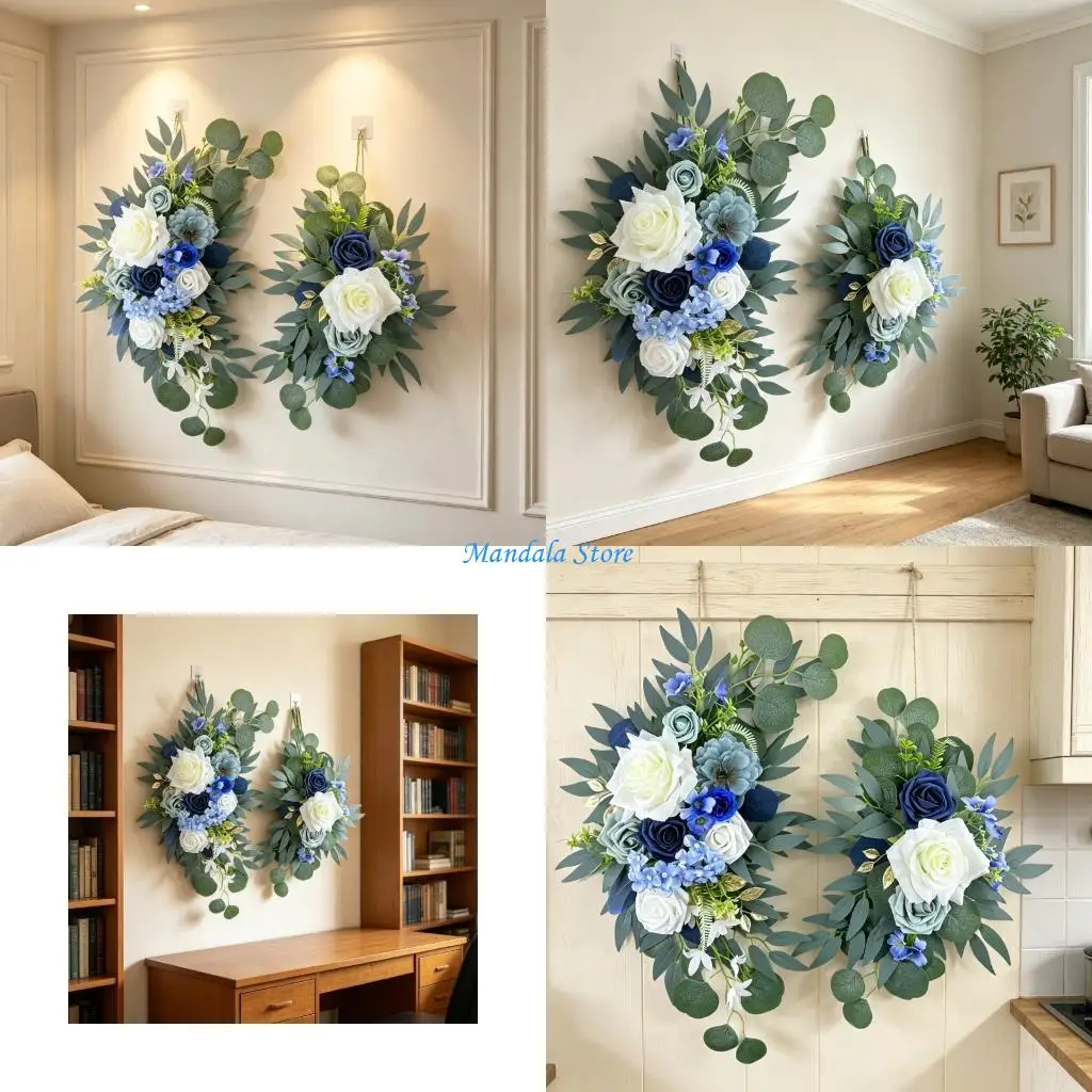 U2JC Artificial Silk Rose Flower For Wedding Reception Engagement Flower Arrangement