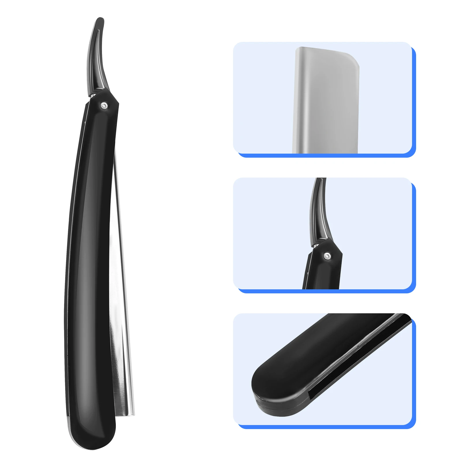 

Razor Hair Salon Shaver Shaving Barber Shop Safe Manual for Men Assorted Color Straight