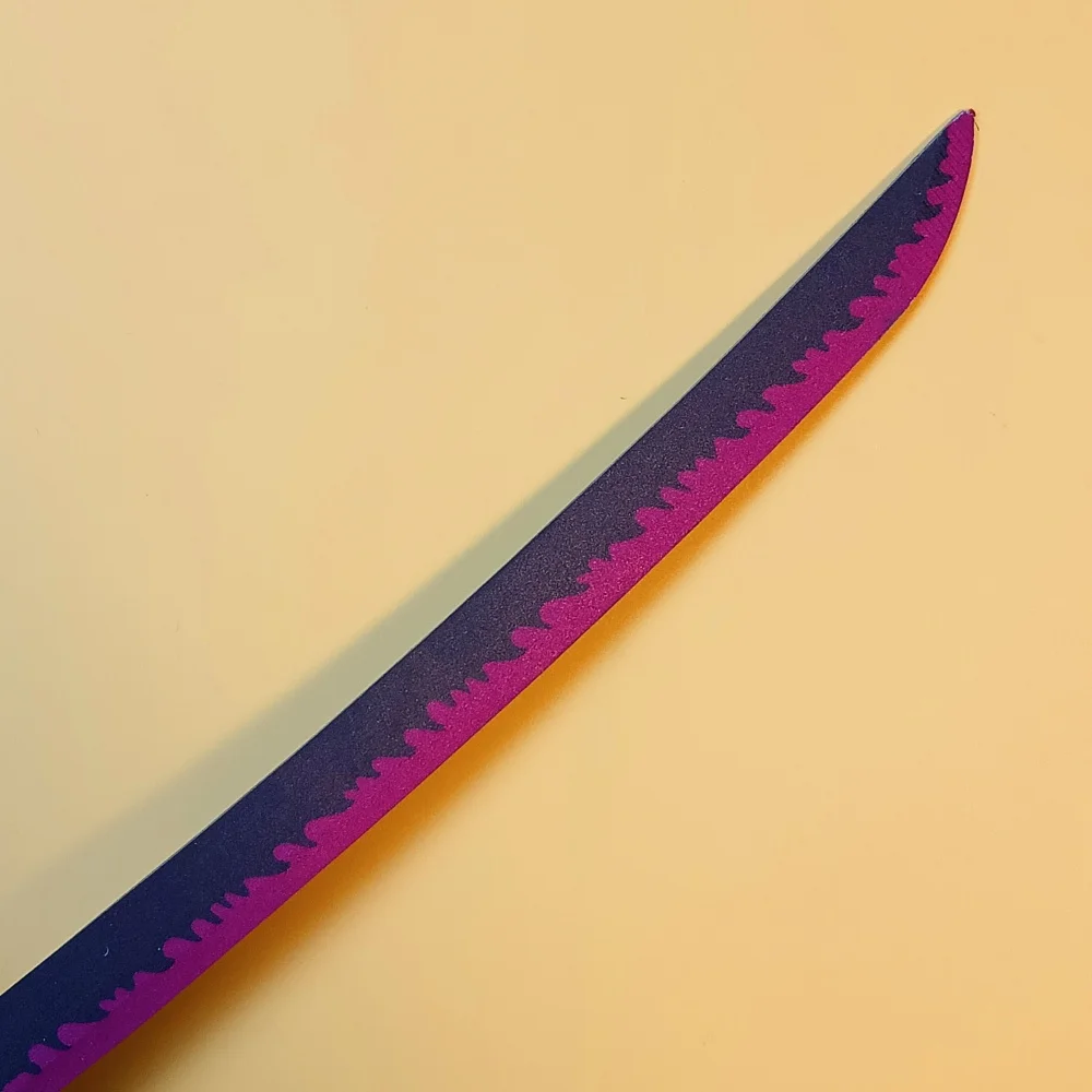 16인치 42cm 카타나 진짜 일본 카타나 사무라이 검 애니메이션 코스프레 소품 플라스틱 칼 닌자 검 닌자 칼 날이 없는 장난감 선물