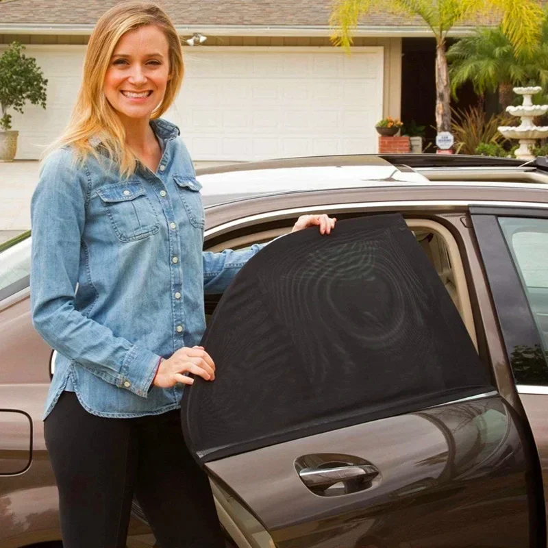 Universal UV Protection Car Sunshade Side & Rear Window Sun Visor Shield - Anti-Glare Curtain for Auto Styling & Heat Reduction