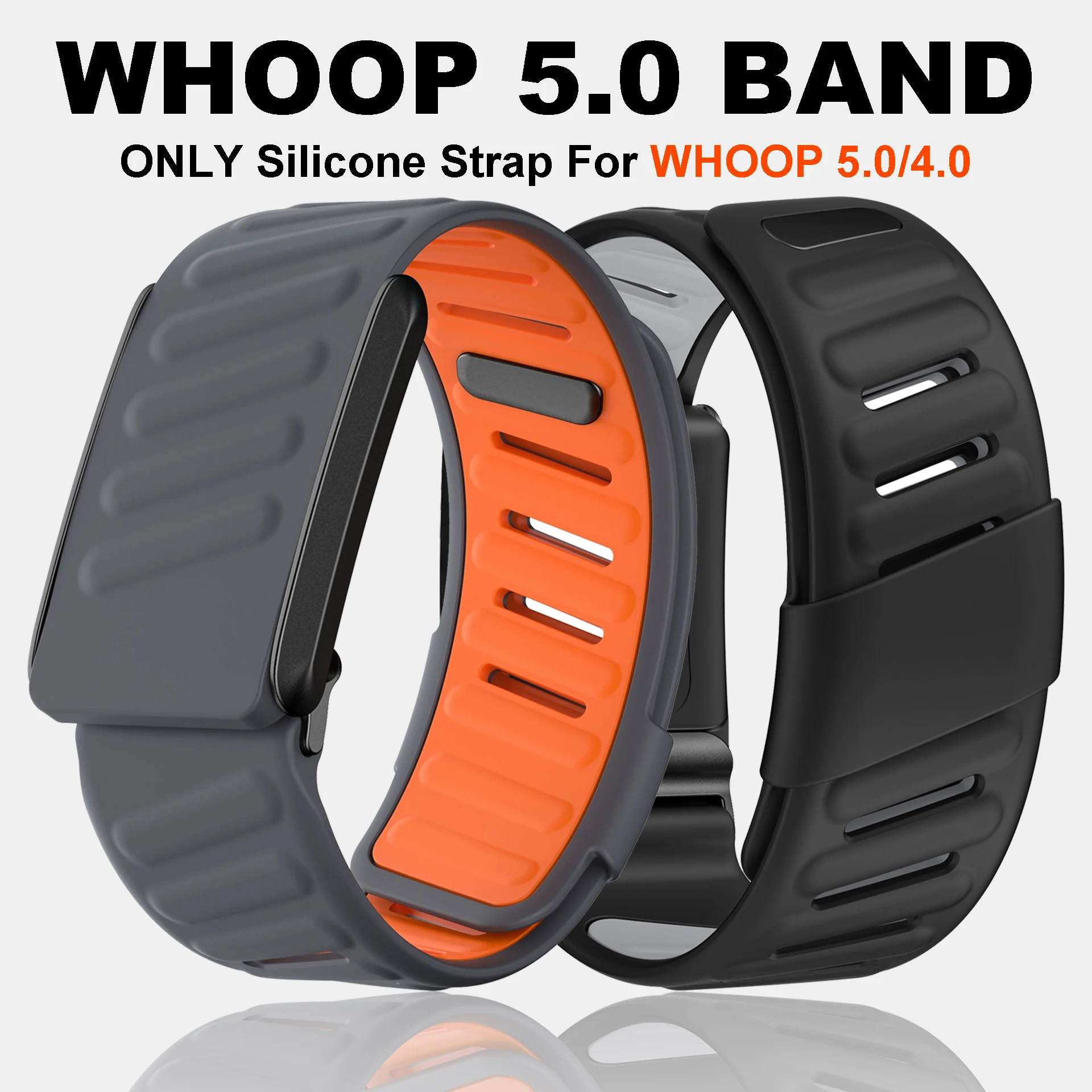 

Super Soft Adjustable Band Replacement Strap Compatible with Whoop 5.0 and Whoop 4.0 Heart Rate Monitor