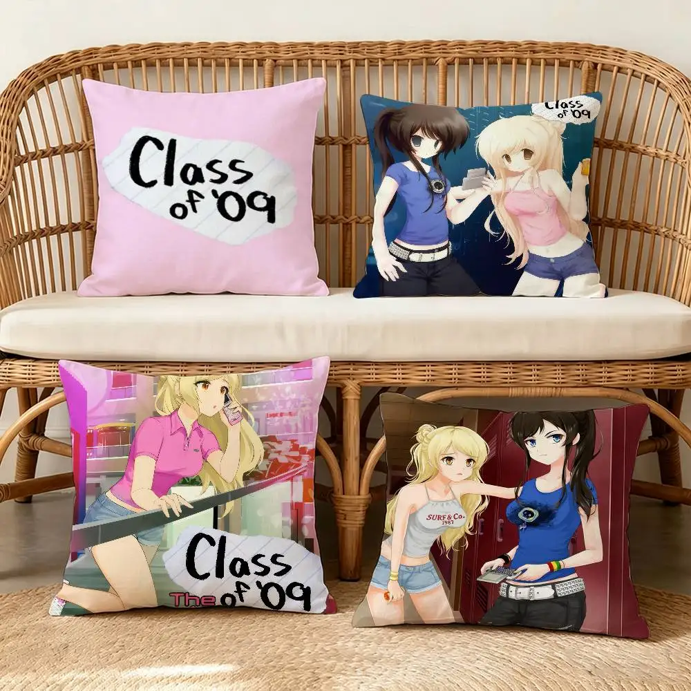 Game C-Class of 09    Pillow Gift Home Office Decoration Bedroom Sofa Car Cushion Cover case 45x45