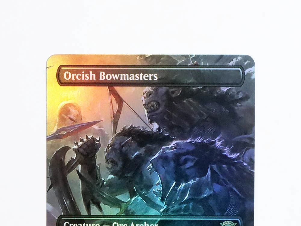 

Holo/Foil Orcish Bowmasters TCG Magical Proxy Black game Top Quality Proxy Playing Cards Gathering Board Game Trading Cards