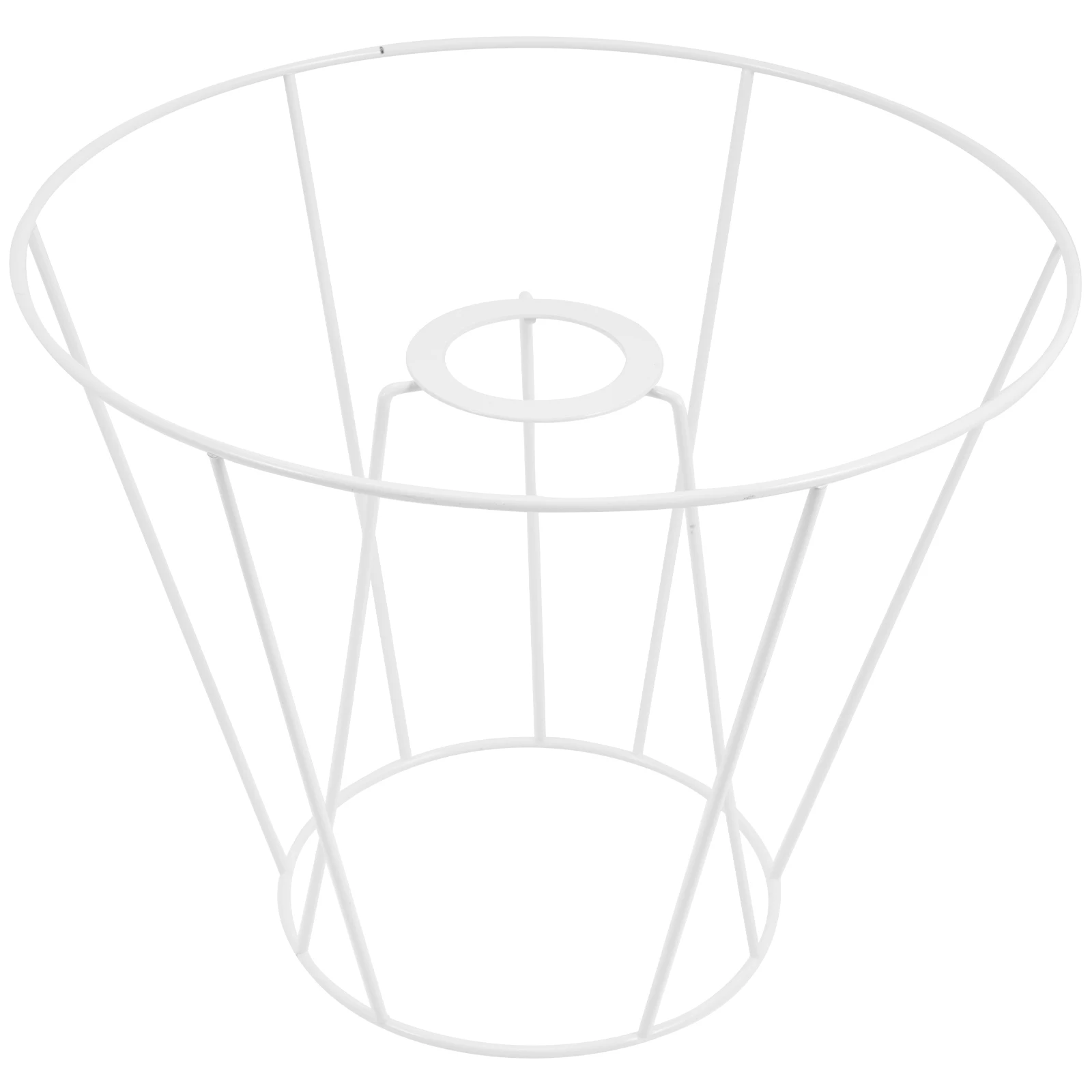 

Sturdy Iron Lampshade Frame Round Metal Rack For Diy Table Lamp Wire Light Accessories Lampshade Holders Brackets Frame For Home
