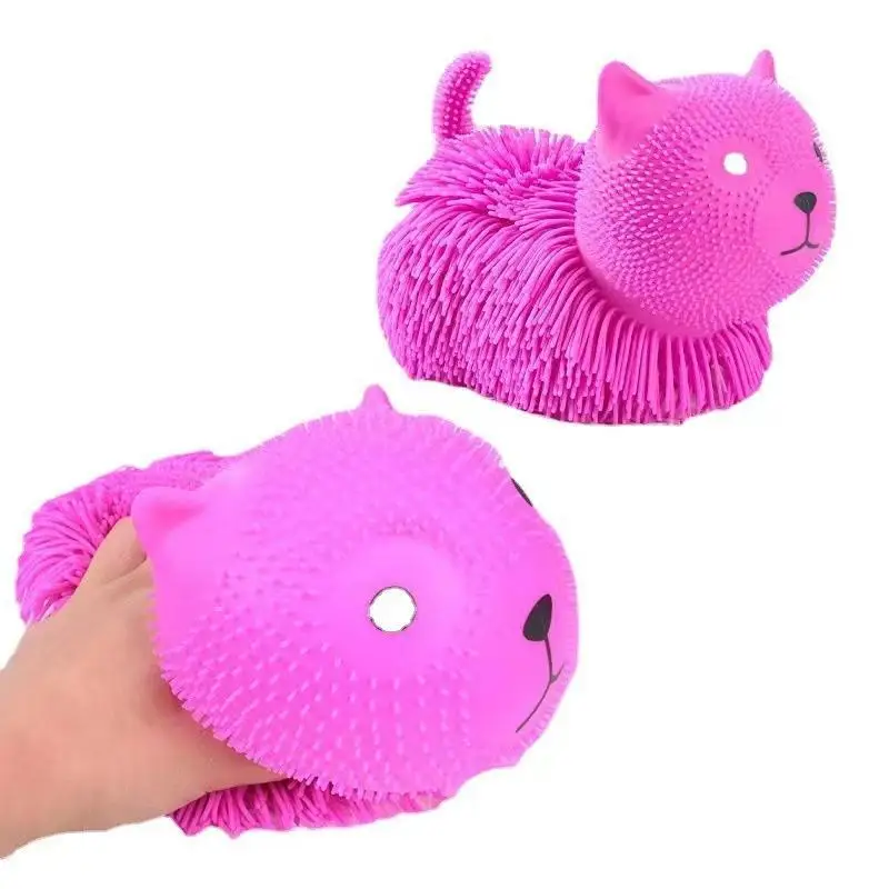 Funny Anxiety Aid Sensory Cute Dog Stress Relief NonToxic Durable PVC Rabbit Decompression Children's Prank Toy Large Size