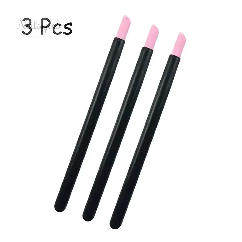 3/5PC Nail Art Quartz Grinding Pen Cuticle Scissors Dead Skin Remover UV Gel Polish Manicure Stick File Tools Set