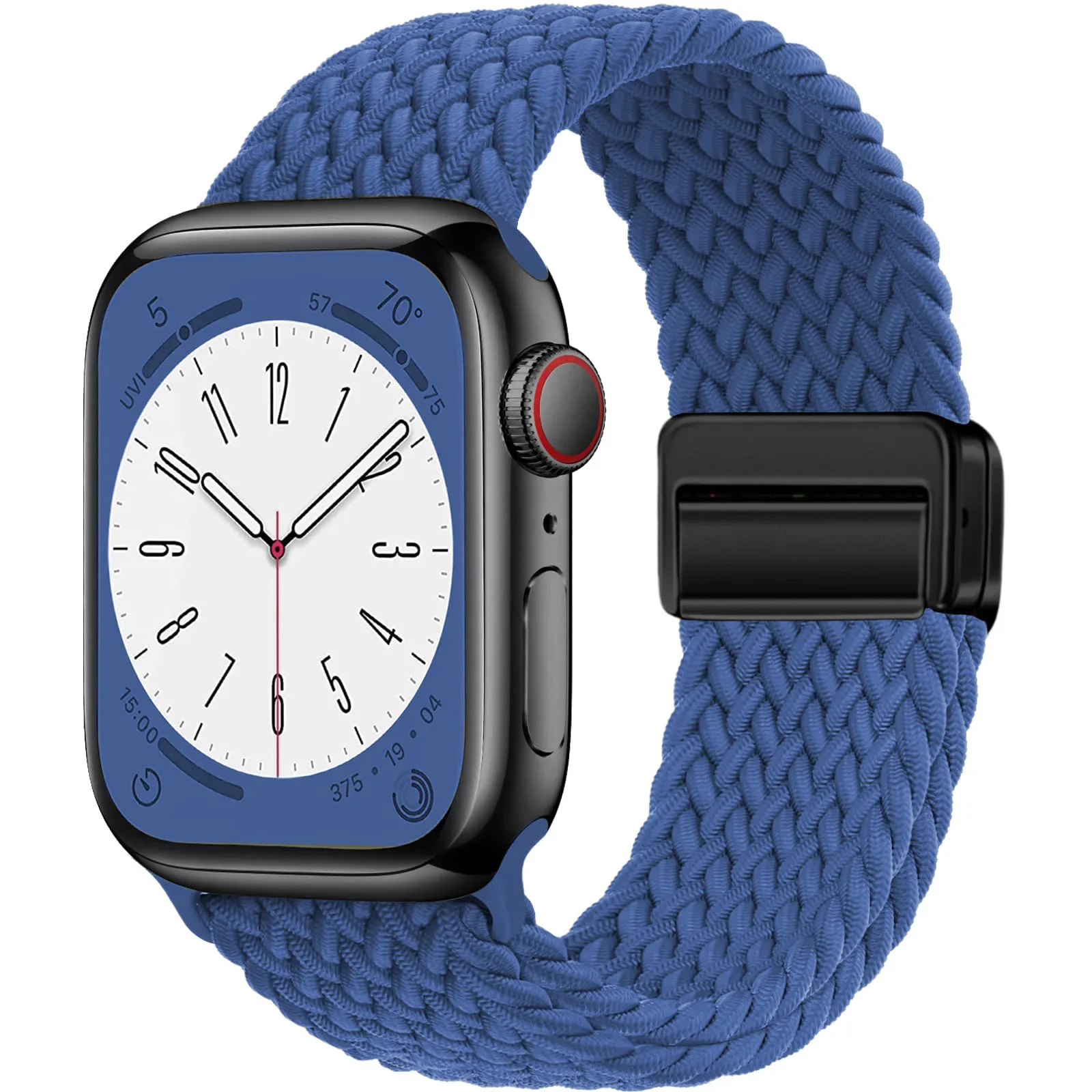 Cinturino in Nylon per cinturino Apple Watch 44mm 40mm 45mm 49mm 41mm 38 cinturino intrecciato con fibbia magnetica iWatch series se 7 5 6 8 9 Ultra