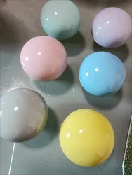 14 Macaron Colors Ceramic Handle Drawer Knob Round Ball Furniture Handles Chilrdren's Room Closet Cabinet Door Pulls