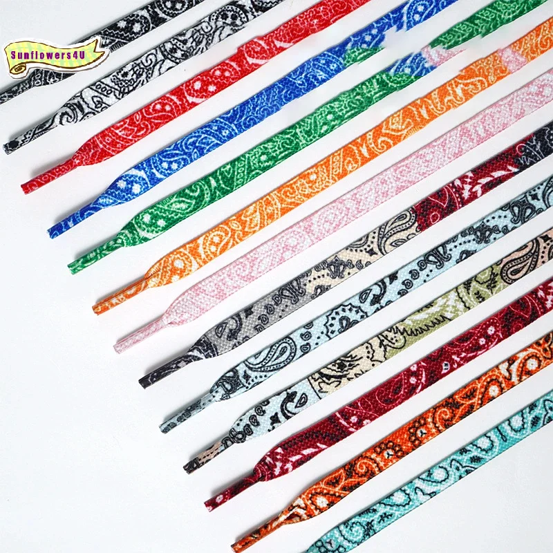 120CM Colorful Flat Hiking Running Shoe Lace Elastic Shoelaces Outdoor Sneakers Quick Safety Flat Shoelace Kids Adult Lace