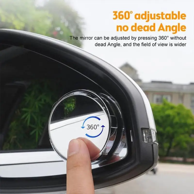 

Blind Looking-Glass 2Pcs Suction Cup Car Side Looking-Glass 360 Wide Angle Reversing Auxiliary Blind Looking-Glass For Car SUV