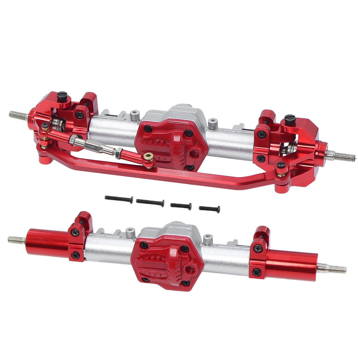 Kompletna oś prosta tylny mechanizm różnicowy z przodu MN86 z przekładnią rozdzielczą dla zdalnie sterowany samochód gąsienicowy 1/12 MN128 G500