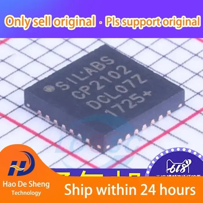 

10 шт./лот CP2102-GMR CP2102 QFN-28 новый оригинальный на складе, активные компоненты