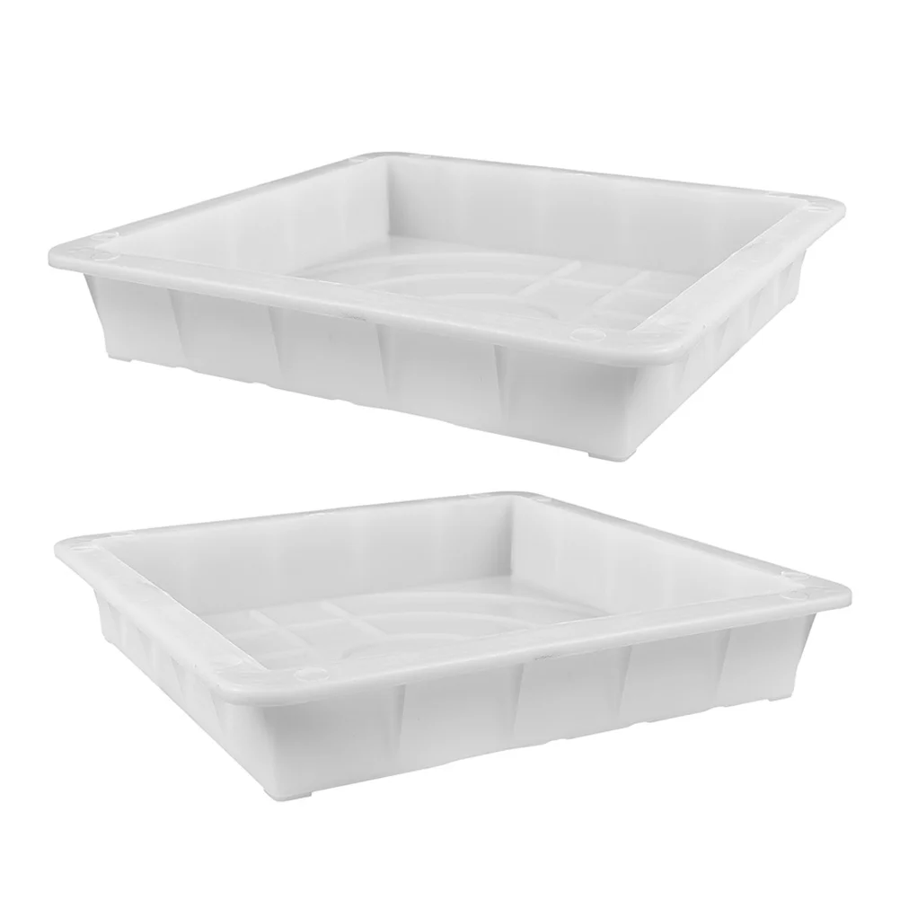 

2Pcs Cement Molds Spanish Design Outdoor Walkways Parking Areas Easy Clean Reusable Concrete Molds Paver Mold Parking Brick Mold