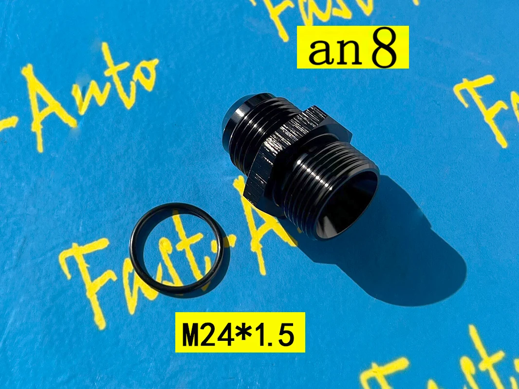 Male M24 P1.5 M24 * 1.5 M24*1.5  to 8an an8 an 8 male adaptor adapter Fitting