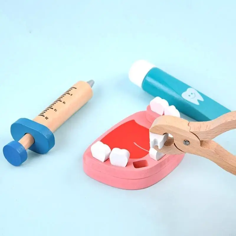 F62D Medical for Kid Doctor Pretend Roleplay Set with Carrying Box