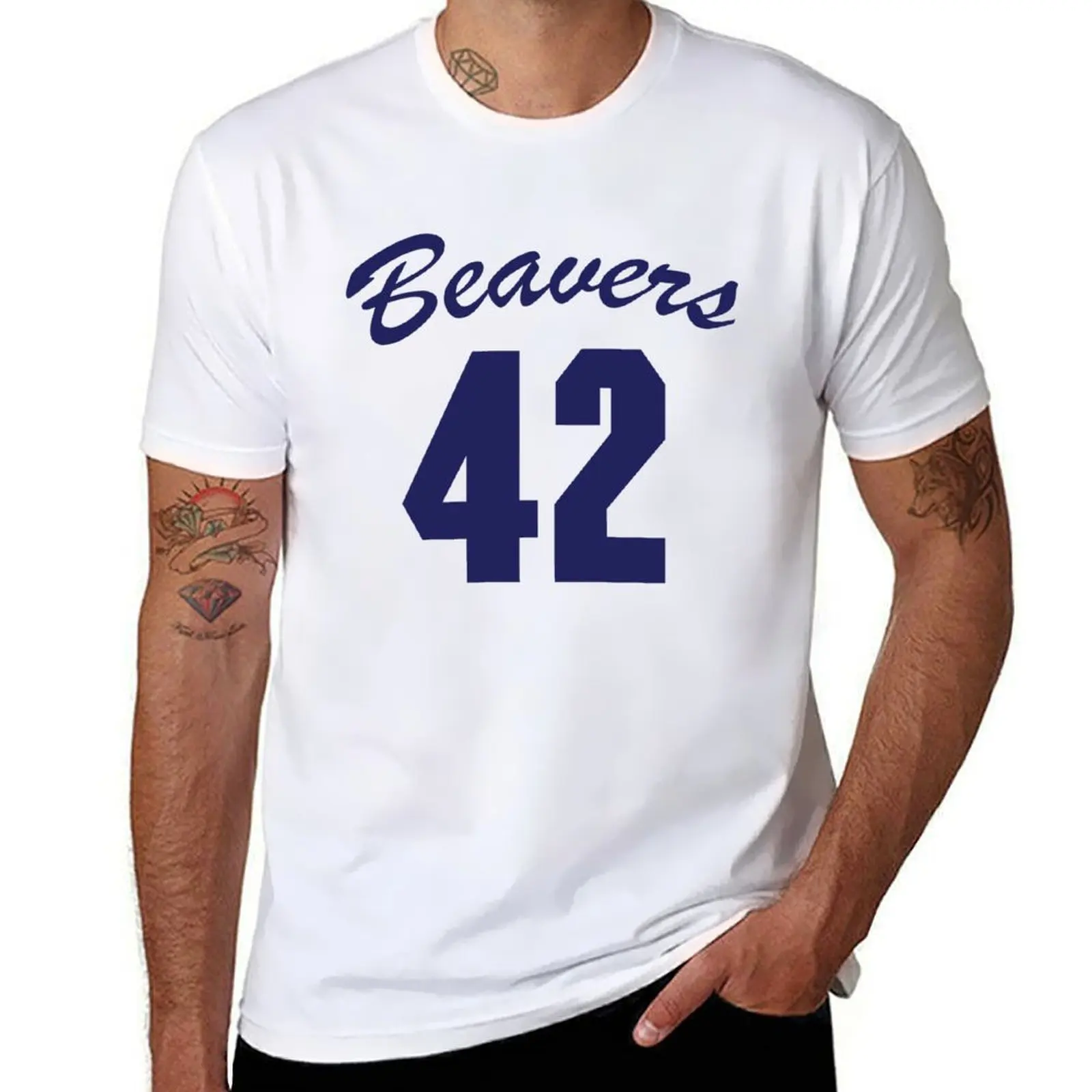 

Beavers 42 (Teen Wolf) T-Shirt t shirt man luxury cotton t shirts high quality T-Shirt