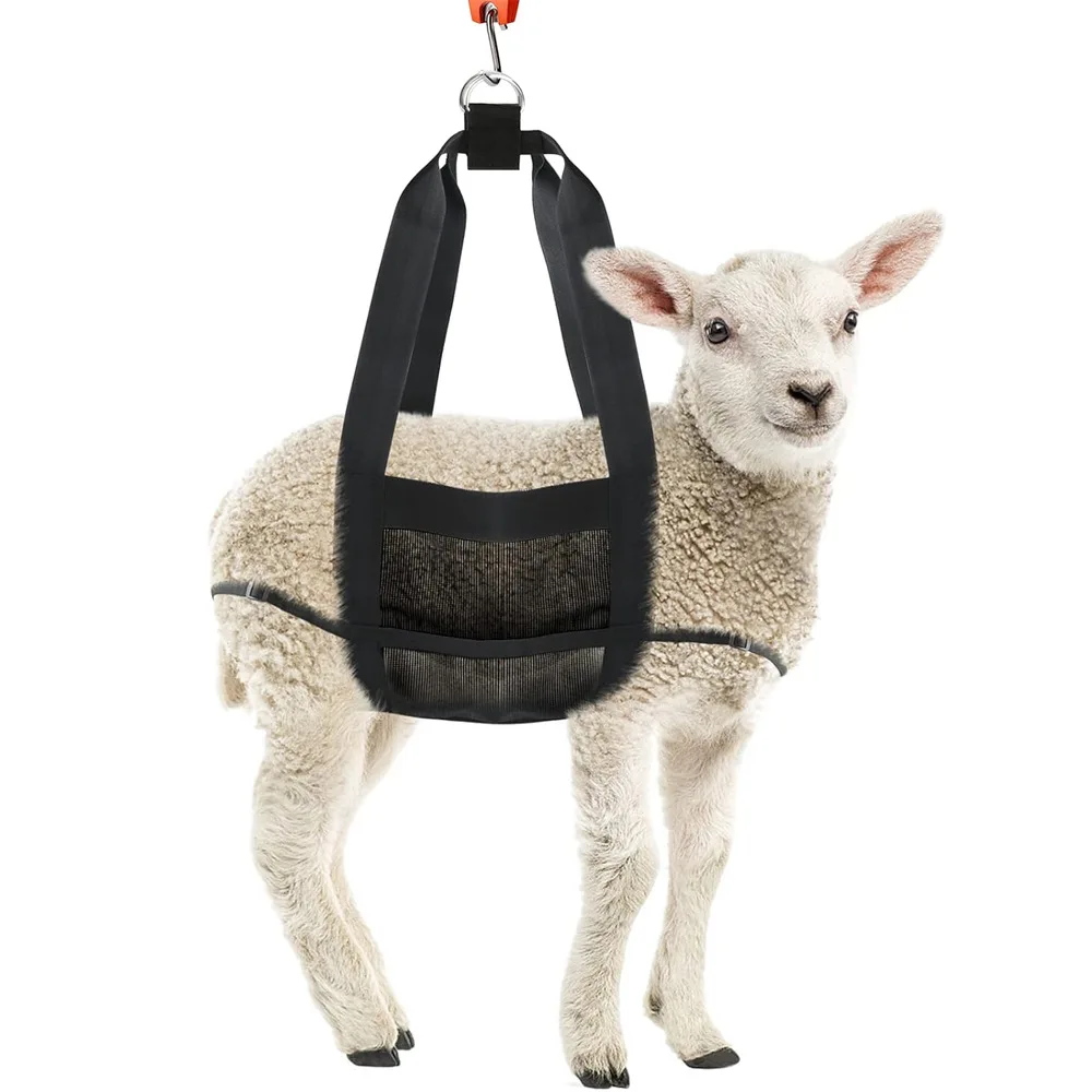 Calf Sling for Weighing Animals Calf Scale Hanging Weight Scale Sling with Adjustable Straps for Weighing Calves Lambs Goat Baby