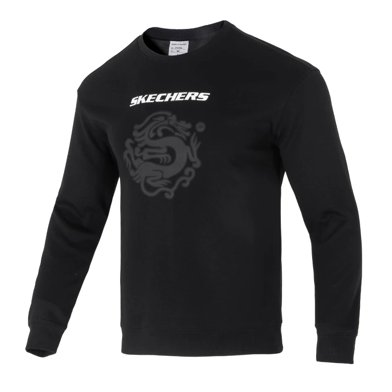 

Skechers Sweatshirt Men's Loose Pullover Casual Running Training Wear Sports Top P124U033-01Ts