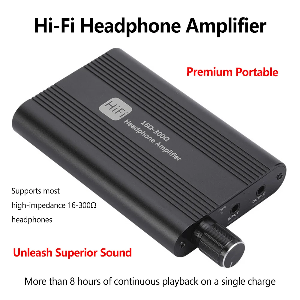 

Bluetooth 5.0 Headphone Amplifier for High Impedance Earphones - Enhanced Audio & Volume Control