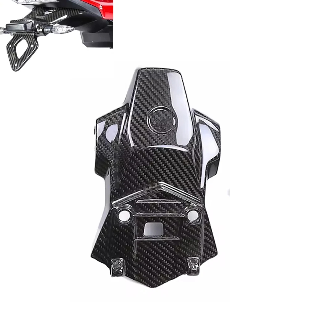 

For BMW S1000RR 2019-2023 2024 100% 3K Carbon Fiber Motorcycle Number Plate Holder Registration License Plate Holder