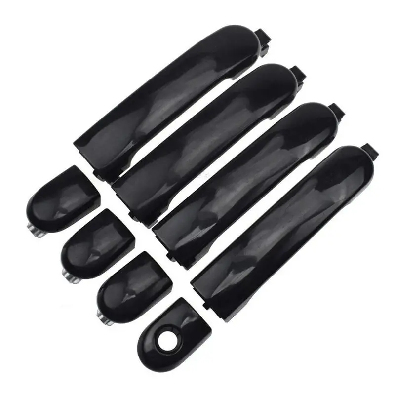 AU65-1Set Outer Door Handle For Nissan Versa 2007-2012 80644-EL12A,82646-EL12B 82640-EL12A 82641EL12A Exterior Door Pull Replace