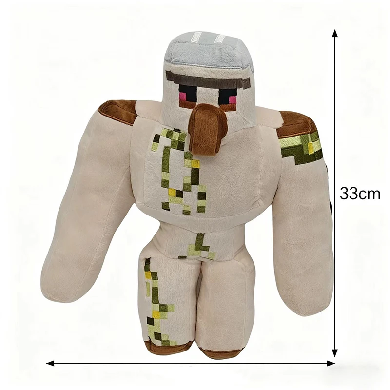 Game Iron Golem Plush Doll Toy Soft Stuffed anime figure Collection Doll gift 33cm