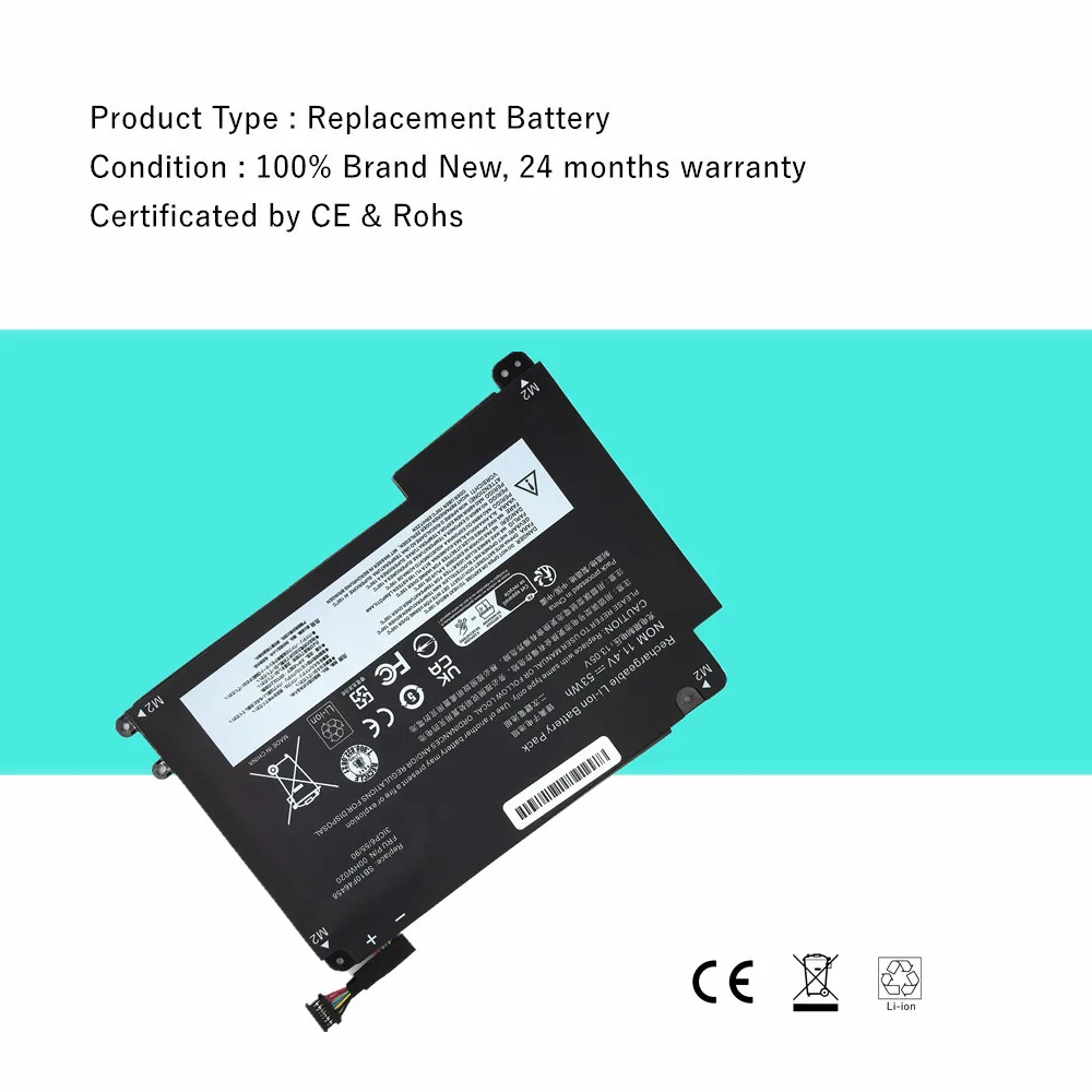 00HW020 00HWO21 بطارية الكمبيوتر المحمول لينوفو ثينك باد يوجا 460 P40 يوغا سلسلة SB10F46458 SB10F46459