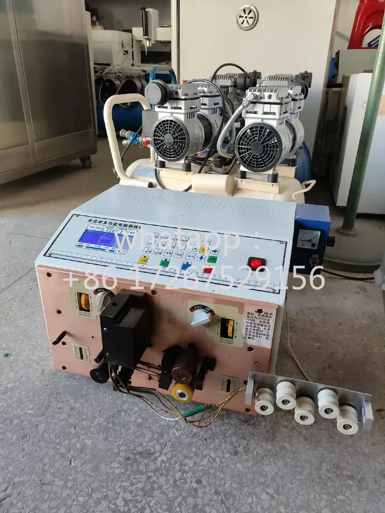 Original second-hand fully automatic computer multi-function wire stripping machine, good quality, nearly brand new, with intact